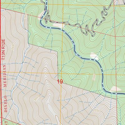 Tunnel Hill, CA FSTopo Preview 3