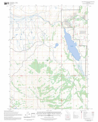 Tule Mountain, CA FSTopo Preview 1