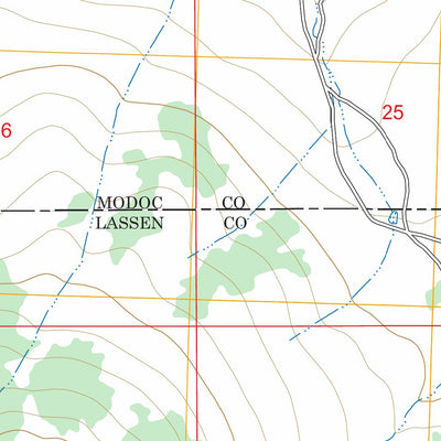 Tule Mountain, CA FSTopo Preview 2