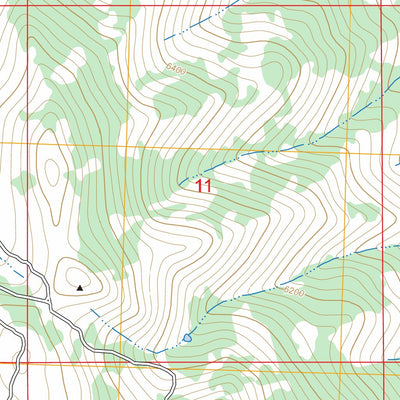Tule Mountain, CA FSTopo Preview 3
