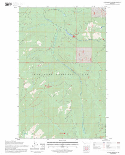 Turner Mountain, MT FSTopo Preview 1
