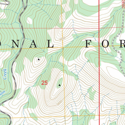 Turner Mountain, OR FSTopo Preview 2