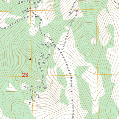 Twin Adams Mountain, MT FSTopo Preview 3