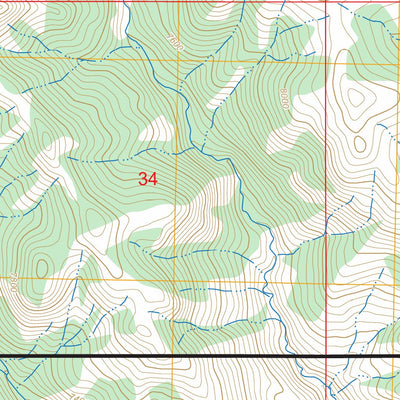 Twin Creek, WY FSTopo Preview 3