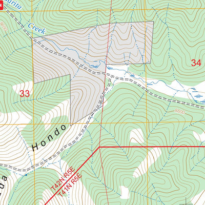 Twin Mountains, CO FSTopo Preview 3