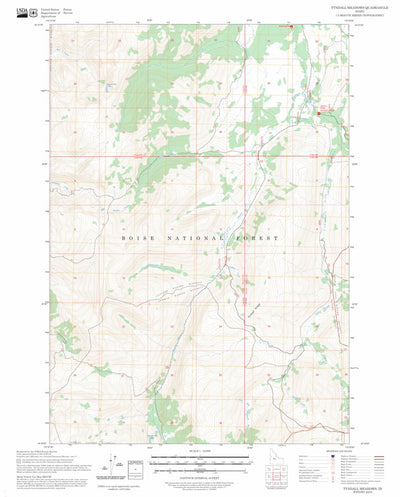 Tyndall Meadows, ID FSTopo Preview 1