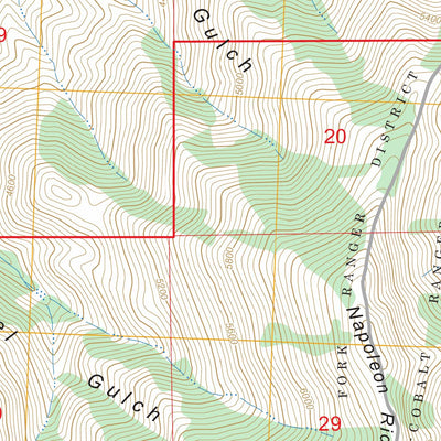 Ulysses Mountain, ID FSTopo Preview 3