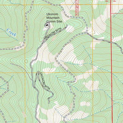 Ukonom Mountain, CA FSTopo Preview 3