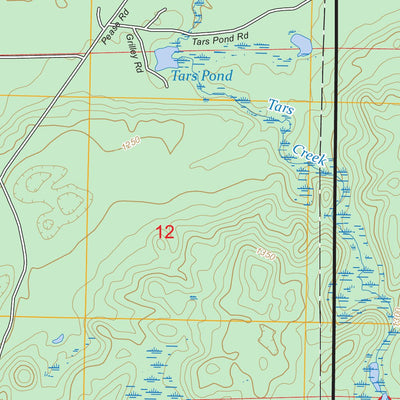 Upper Eau Claire Lake, WI FSTopo Preview 2