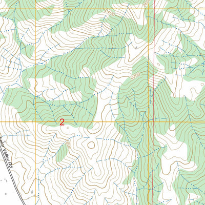 Upper Lake, CA FSTopo Preview 2