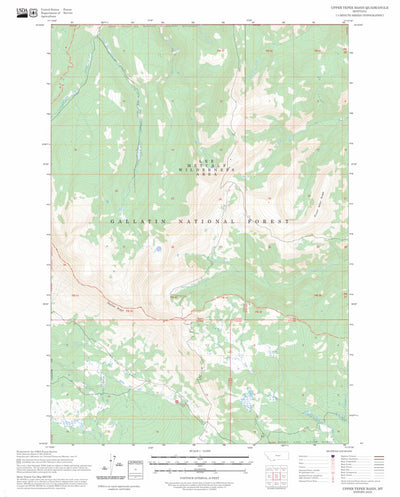 Upper Tepee Basin, MT FSTopo Preview 1