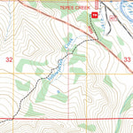 Upper Slide Lake, WY FSTopo Preview 2