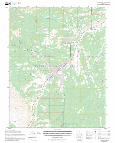 Upper Valley, UT FSTopo Preview 1