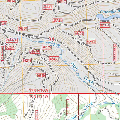 Upper Jocko Lake, MT FSTopo Preview 2