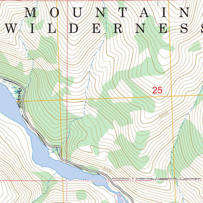 Upper Jocko Lake, MT FSTopo Preview 3