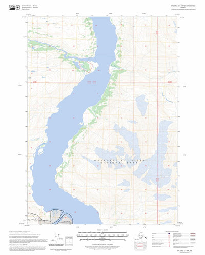 Valdez A-3 NE, AK FSTopo Preview 1