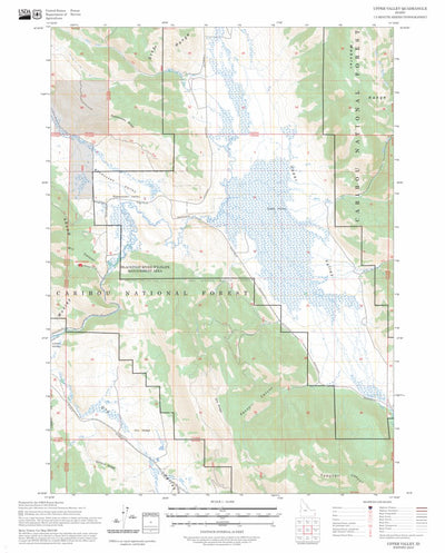 Upper Valley, ID FSTopo Preview 1