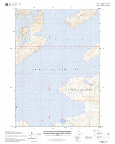 Valdez A-8 NW, AK FSTopo Preview 1