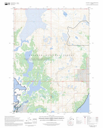 Valdez A-8 SW, AK FSTopo Preview 1