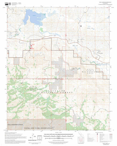 Vail Lake, CA FSTopo Preview 1