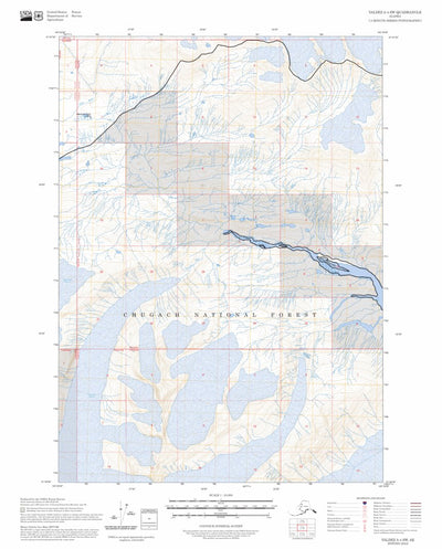Valdez A-4 SW, AK FSTopo Preview 1
