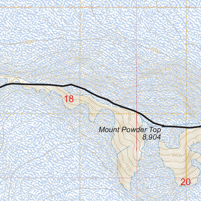 Valdez B-8 NW, AK FSTopo Preview 2