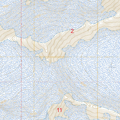 Valdez B-8 NW, AK FSTopo Preview 3