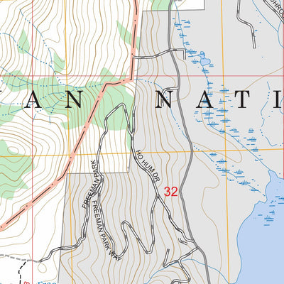Vallecito Reservoir, CO FSTopo Preview 2