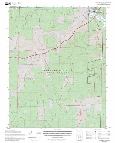 Van Buren South, MO FSTopo Preview 1