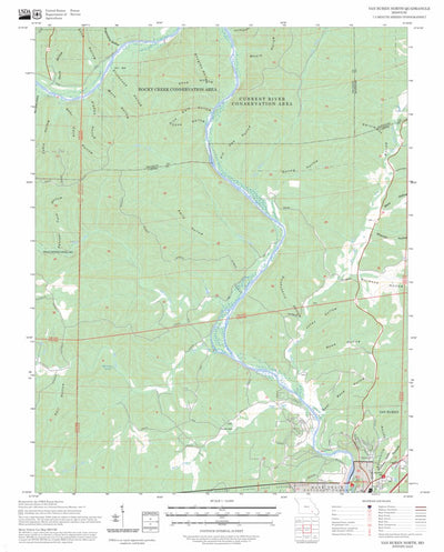 Van Buren North, MO FSTopo Preview 1