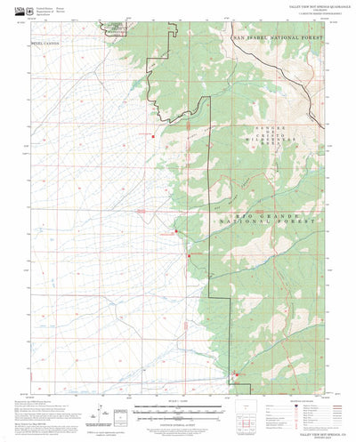 Valley View Hot Springs, CO FSTopo Preview 1