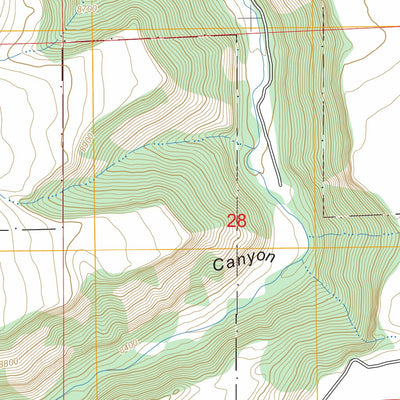 Vicente Canyon, CO FSTopo Preview 3