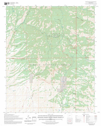 Vicks Peak, NM FSTopo Preview 1