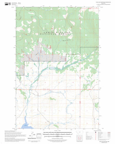 Volcano Butte, MT FSTopo Preview 1
