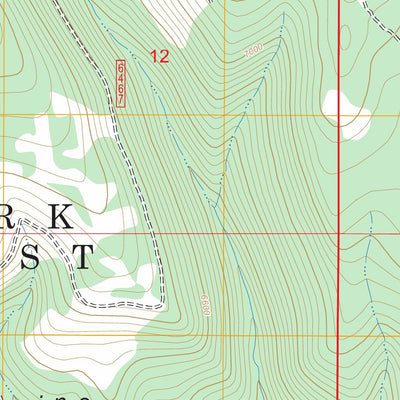 Volcano Butte, MT FSTopo Preview 3