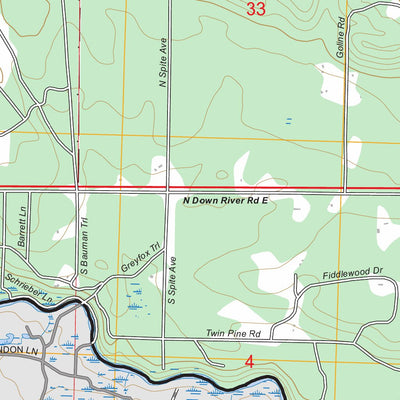 Wakeley Lake, MI FSTopo Preview 2