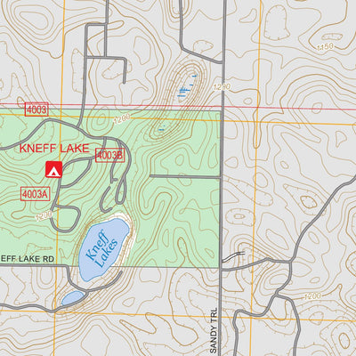 Wakeley Lake, MI FSTopo Preview 3