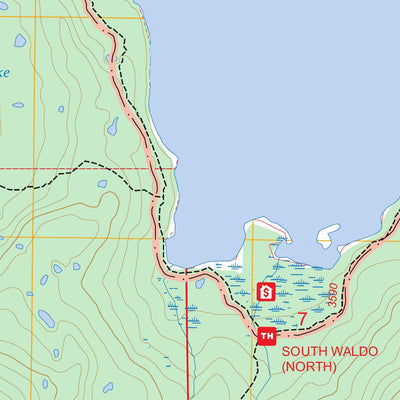Waldo Lake, OR FSTopo Preview 2
