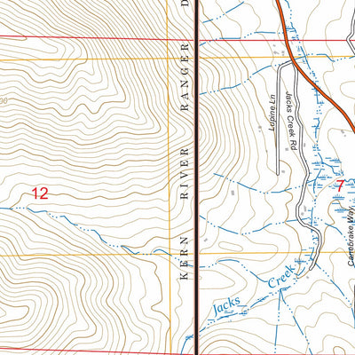 Walker Pass, CA FSTopo Preview 2