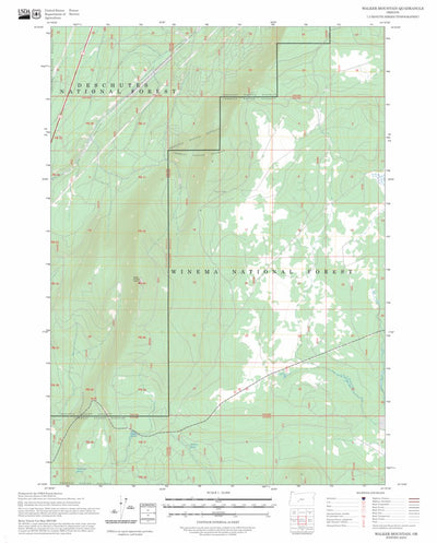 Walker Mountain, OR FSTopo Preview 1