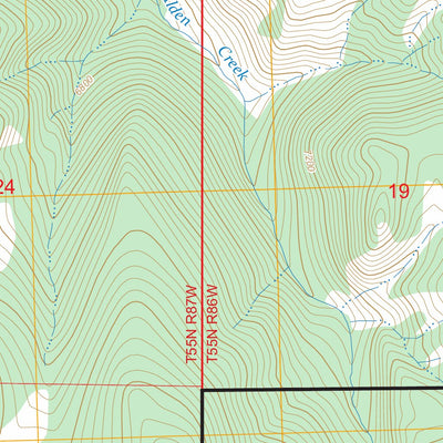 Walker Mountain, WY FSTopo Preview 3