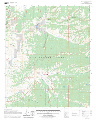 Wall Lake, NM FSTopo Preview 1