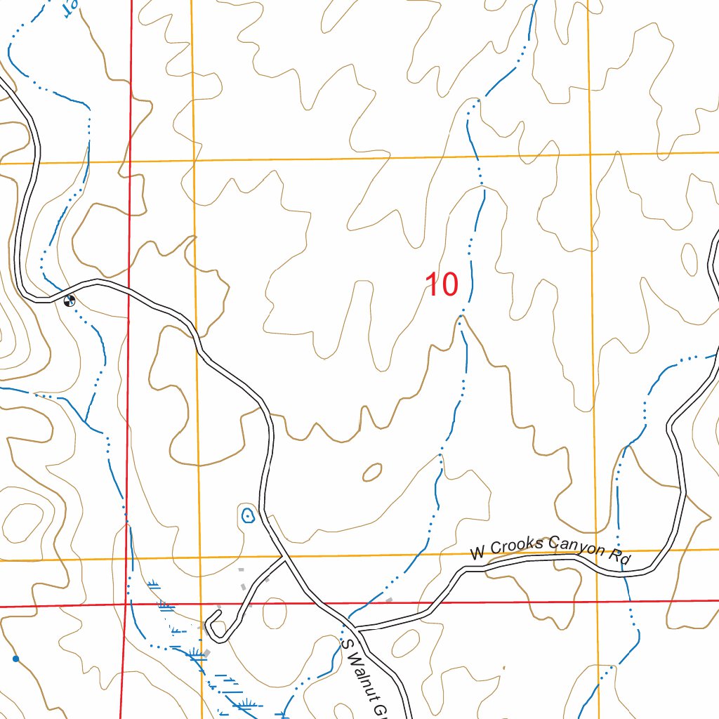 Walnut Grove, AZ FSTopo Map by US Forest Service - Topo | Avenza Maps