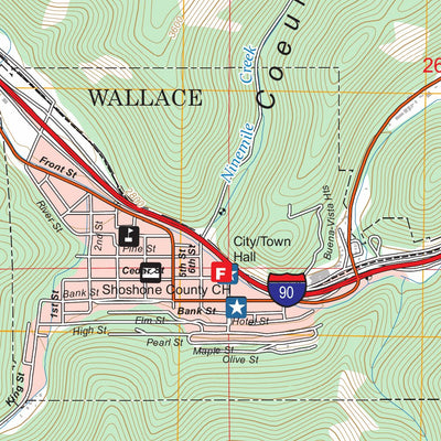 Wallace, ID FSTopo Preview 3