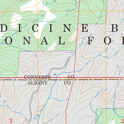 Warbonnett Peak, WY FSTopo Preview 2