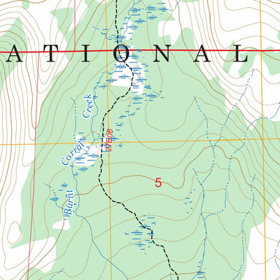 Ward Mountain, CA FSTopo Preview 2