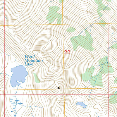 Ward Mountain, CA FSTopo Preview 3