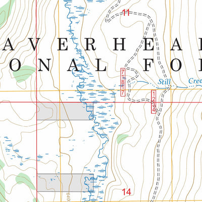 Warm Springs Creek, MT FSTopo Preview 2