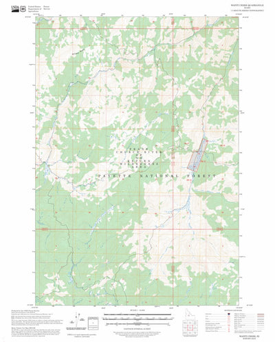 Wapiti Creek, ID FSTopo Preview 1