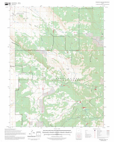 Warner Lake, UT FSTopo Preview 1
